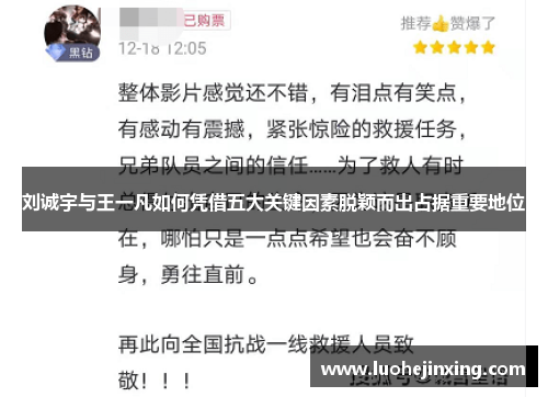 刘诚宇与王一凡如何凭借五大关键因素脱颖而出占据重要地位